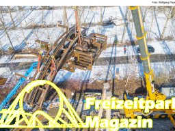 Aufbau des Themenbereichs „Sonnenbucht“ in FANTASIA (Januar 2025)